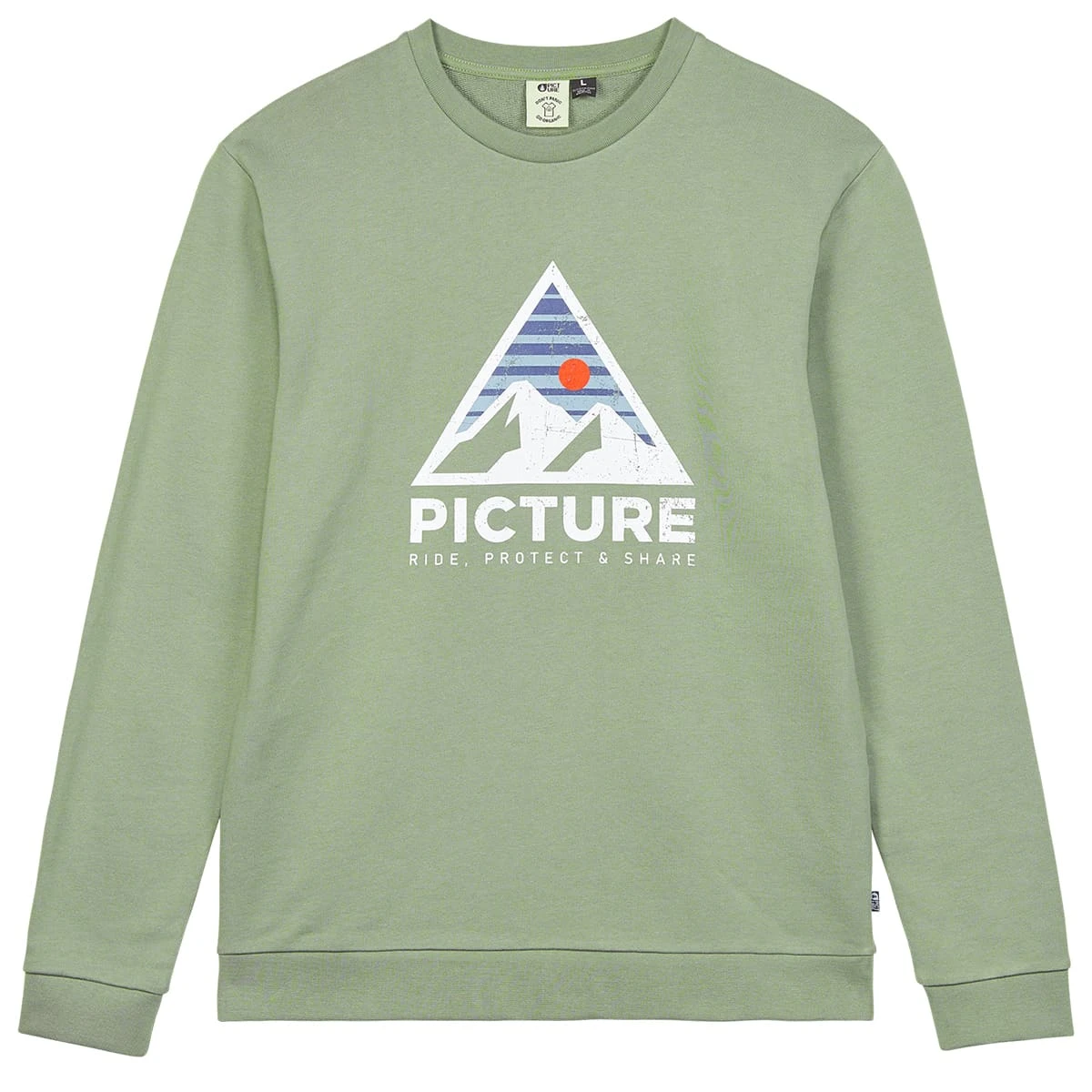 PICTURE AUTHENTIC CREW M GREEN SPRAY 23 1 PICTURE AUTHENTIC CREW M GREEN SPRAY 23