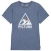 PICTURE AUTHENTIC TEE DARK BLUE MELANGE 23