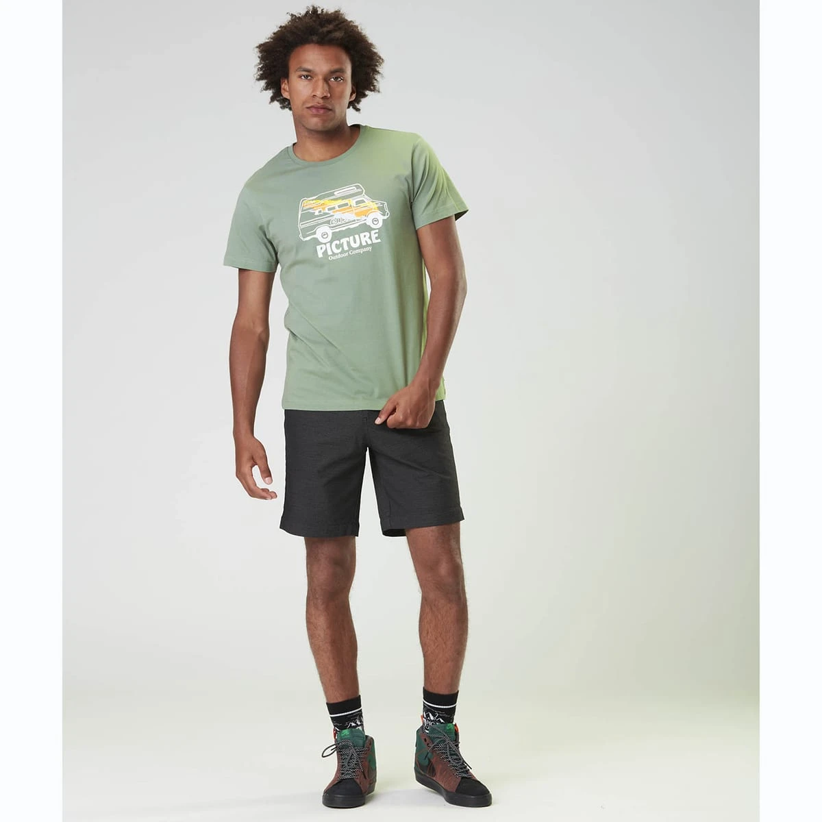 PICTURE CUSTOM VAN TEE GREEN SPRAY 23 3 PICTURE CUSTOM VAN TEE GREEN SPRAY 23 – Image 3