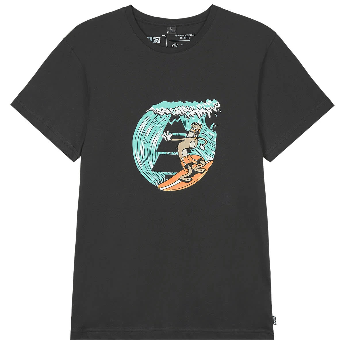 PICTURE BASEMENT WEASURF TEE BLACK 23 1 PICTURE BASEMENT WEASURF TEE BLACK 23