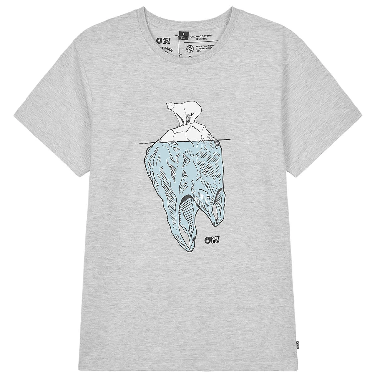 PICTURE CC ARRIGA TEE GREY MELANGE 23 1 PICTURE CC ARRIGA TEE GREY MELANGE 23