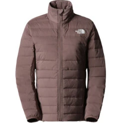 THE NORTH FACE W BELLEVIEW STRETCH DOWN JACKET DEEP TAUPE 23
