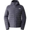THE NORTH FACE M BELLEVIEW STRETCH DOWN HOODIE VANADIS GREY 23