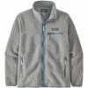 PATAGONIA W'S RETRO PILE JKT SALT GREY W/LIGHT PLUME GREY 23