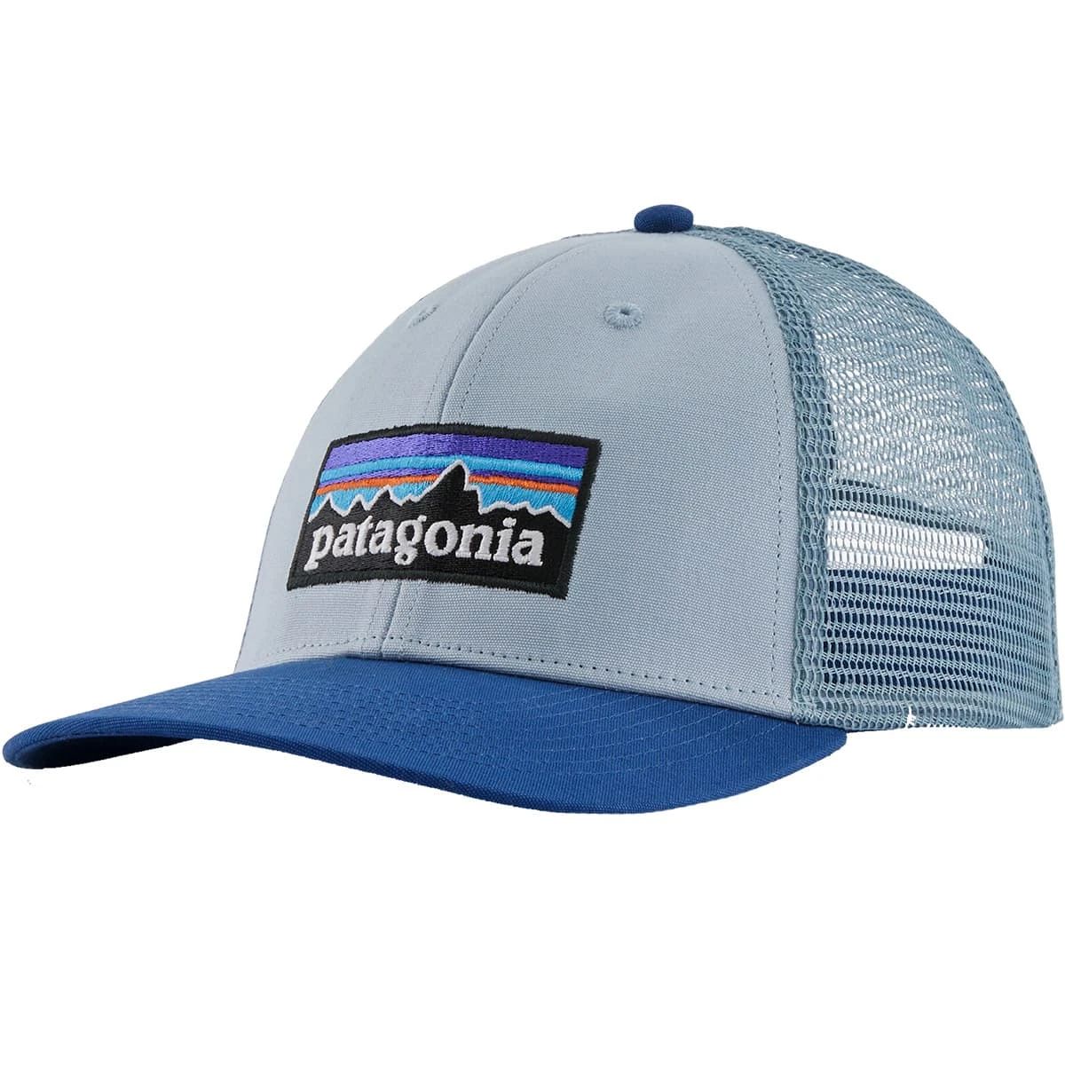 PATAGONIA P-6 LOGO LOPRO TRUCKER HAT STEAM BLUE 23 1 PATAGONIA P-6 LOGO LOPRO TRUCKER HAT STEAM BLUE 23