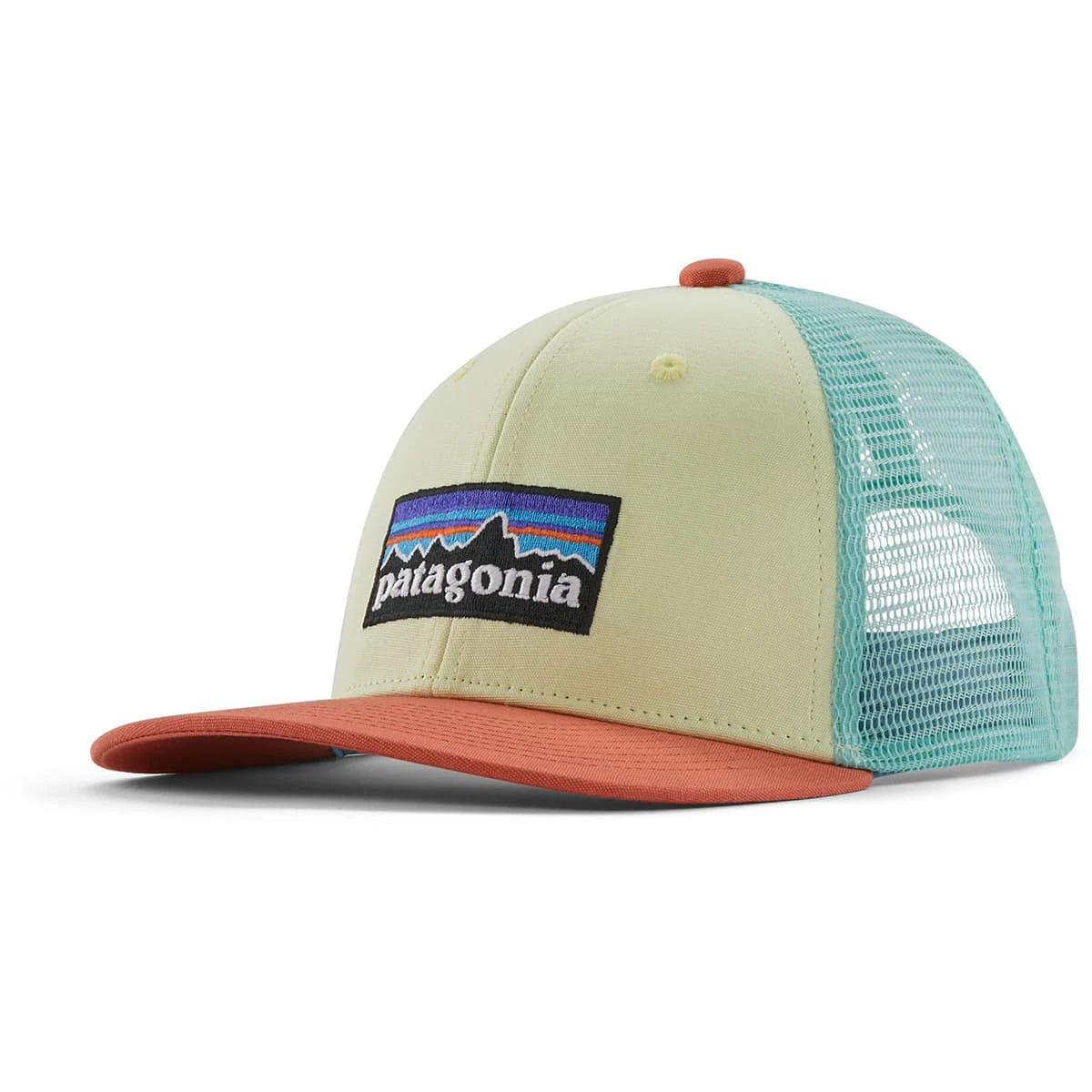 PATAGONIA K'S TRUCKER HAT P-6 LOGO: ISLA YELLOW 23 1 PATAGONIA K'S TRUCKER HAT P-6 LOGO: ISLA YELLOW 23