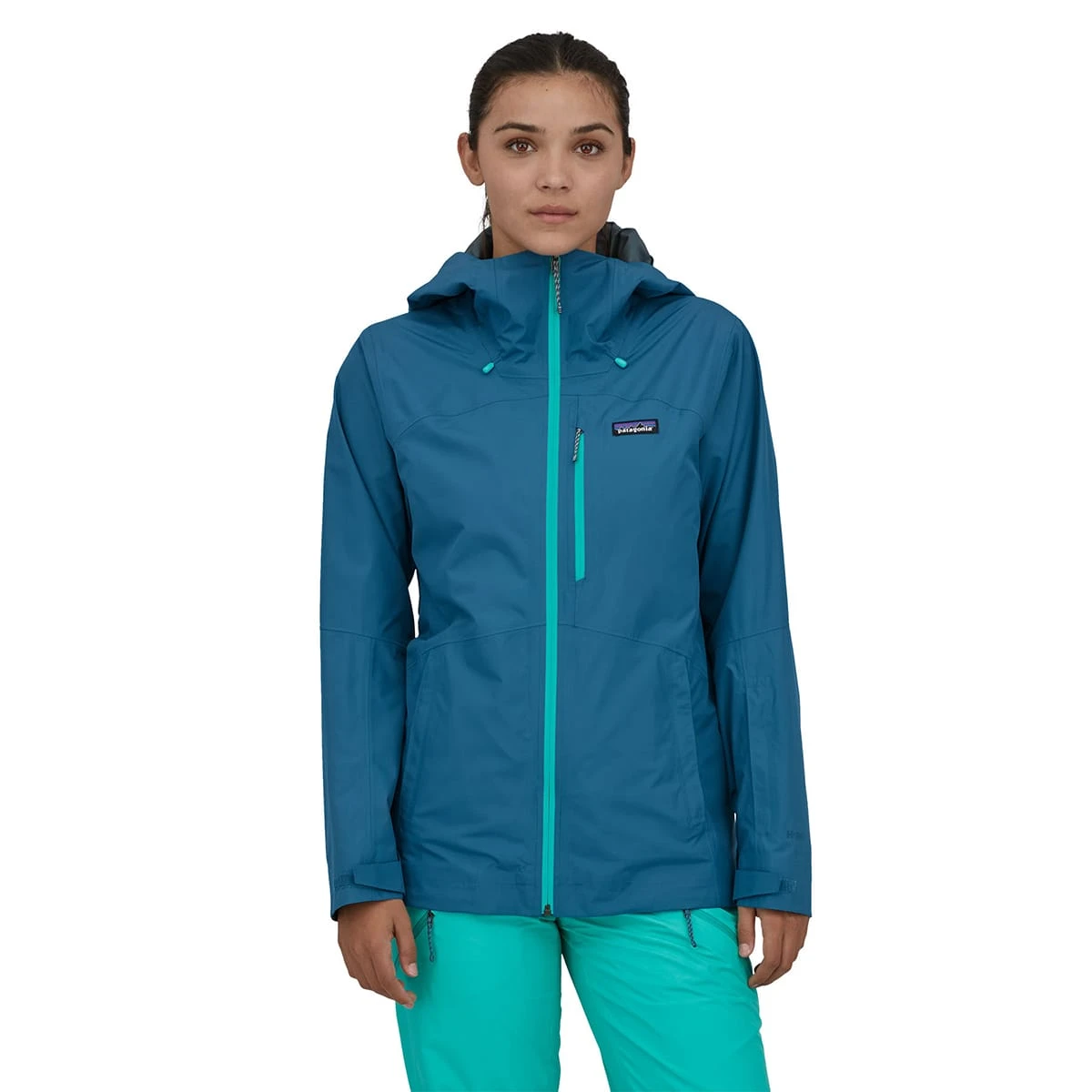 PATAGONIA W'S POWDER TOWN JKT WAVY BLUE 23 2 PATAGONIA W'S POWDER TOWN JKT WAVY BLUE 23 – Image 2