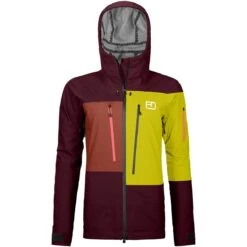 ORTOVOX 3L DEEP SHELL JACKET W DARK WINE 23