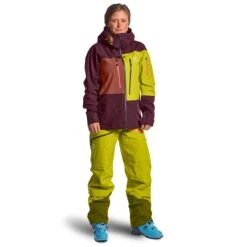 ORTOVOX 3L DEEP SHELL JACKET W DARK WINE 23 9 ORTOVOX 3L DEEP SHELL JACKET W DARK WINE 23 -Vêtements De Ski Boutique 9 128761 70800 dw 03