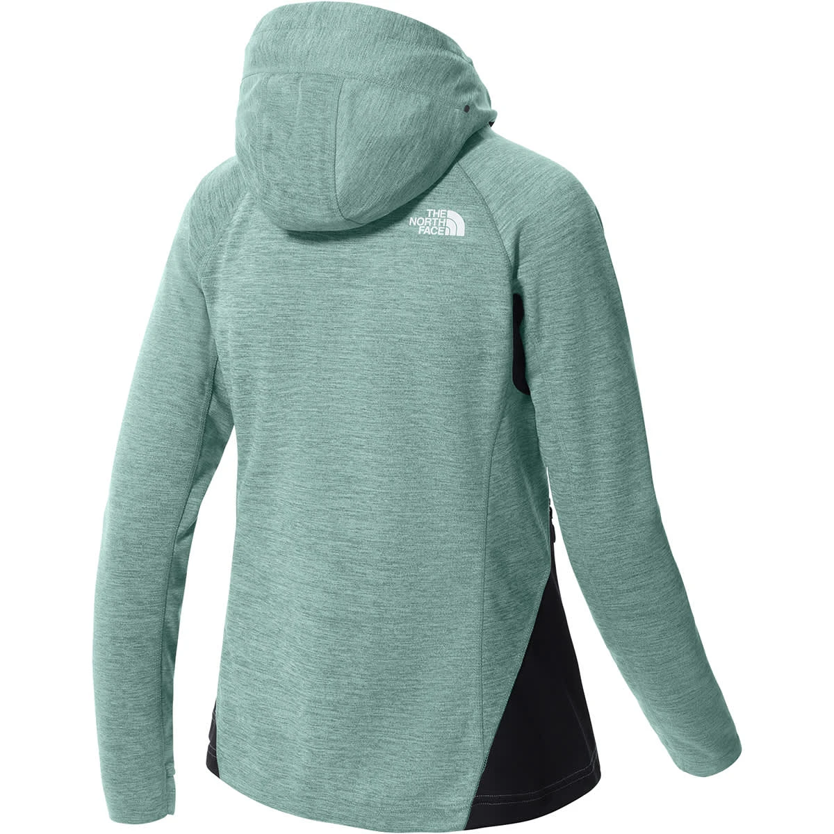 THE NORTH FACE W AO MIDLAYER FZ HOODIE WASABWHTHEATHR/TNFBLKHTHR 23 2 THE NORTH FACE W AO MIDLAYER FZ HOODIE WASABWHTHEATHR/TNFBLKHTHR 23 – Image 2