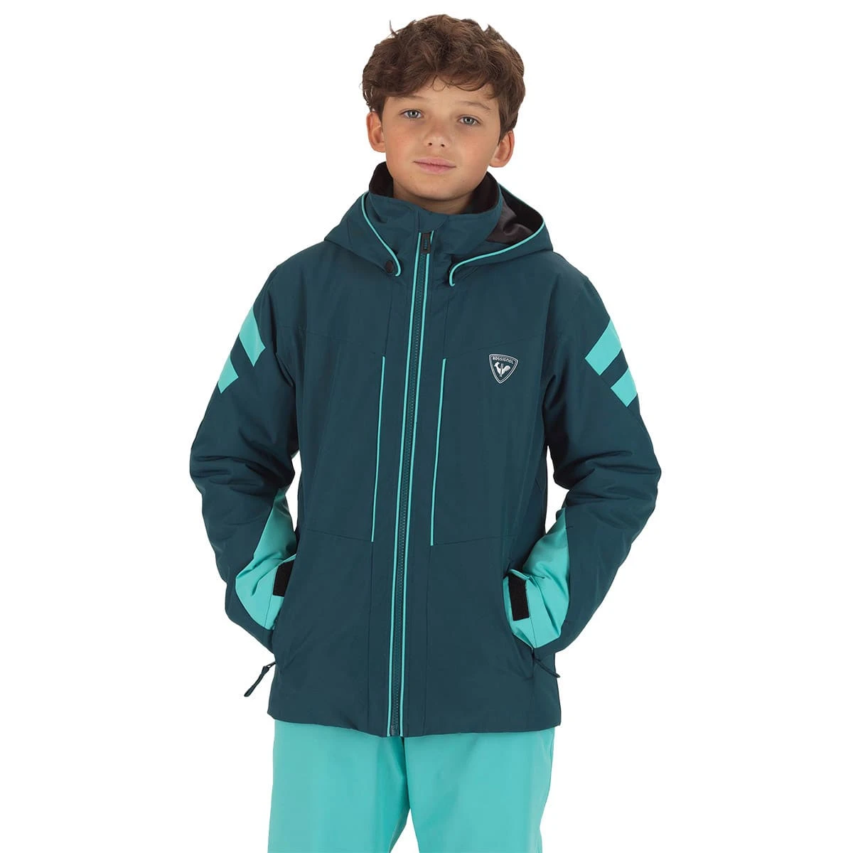 ROSSIGNOL BOY SKI JKT DEEP TEAL 23 2 ROSSIGNOL BOY SKI JKT DEEP TEAL 23 – Image 2