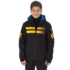 ROSSIGNOL BOY COURSE JKT BLACK 23