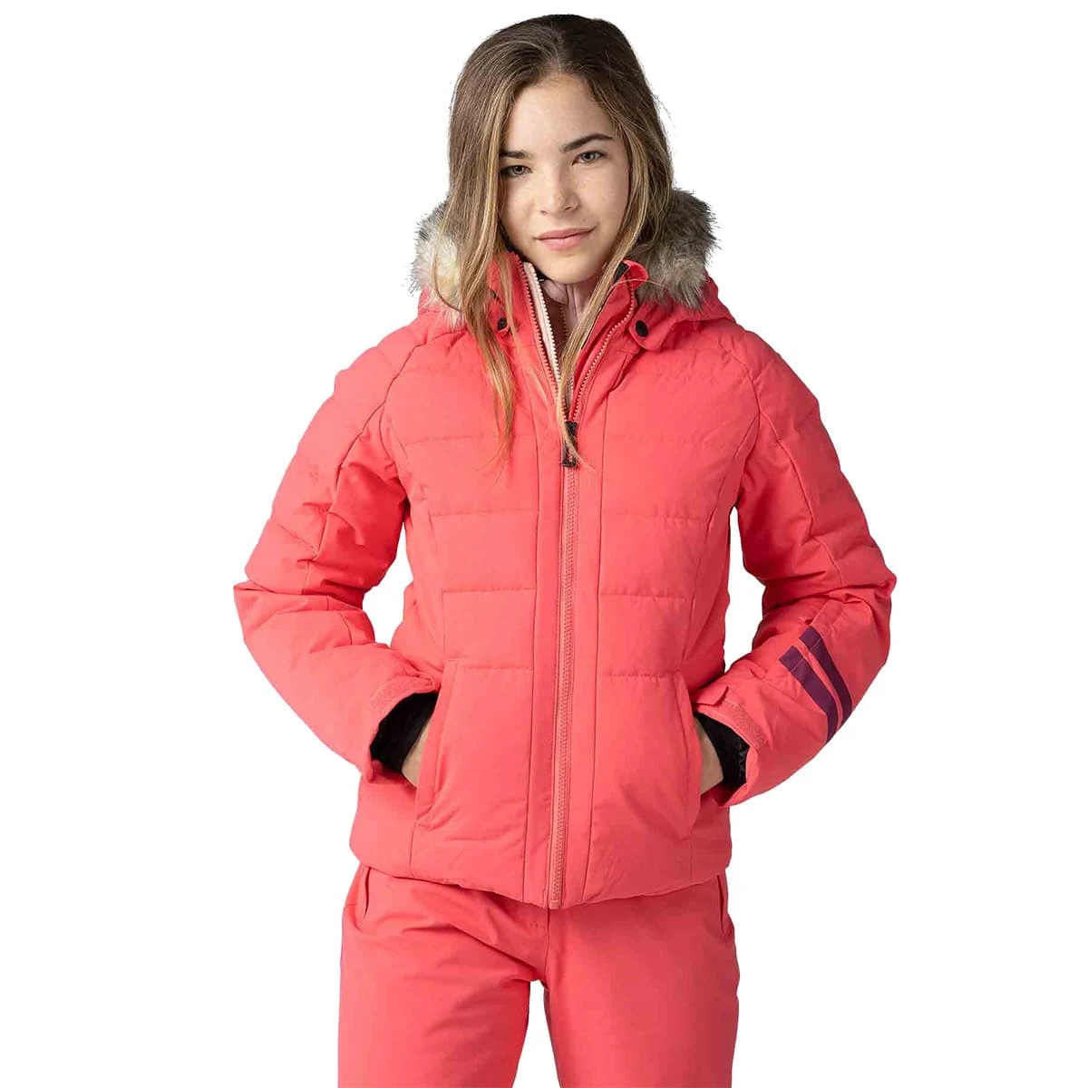 ROSSIGNOL GIRL POLYDOWN JKT PINK LIFT 23 1 ROSSIGNOL GIRL POLYDOWN JKT PINK LIFT 23