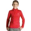ROSSIGNOL BOY 1/2 ZIP WARM STRETCH CRIMSON 23
