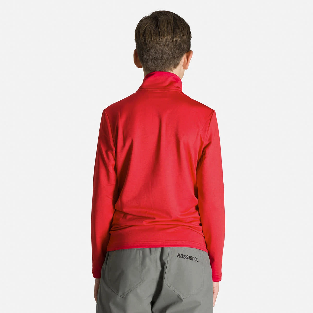 ROSSIGNOL BOY 1/2 ZIP WARM STRETCH CRIMSON 23 2 ROSSIGNOL BOY 1/2 ZIP WARM STRETCH CRIMSON 23 – Image 2