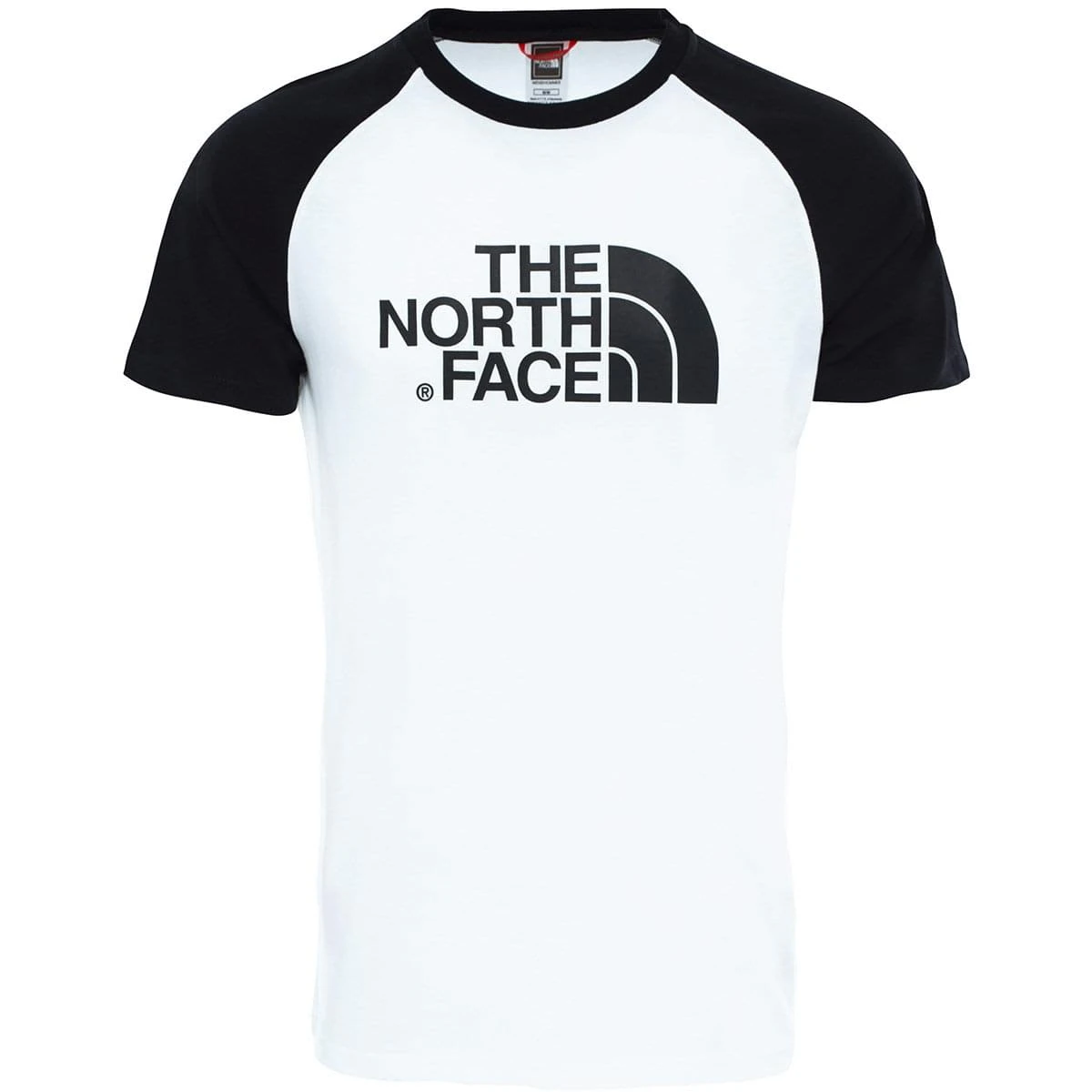 THE NORTH FACE SS RAGLAN EASY TEE WHITE BLACK 23 1 THE NORTH FACE SS RAGLAN EASY TEE WHITE BLACK 23