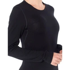 ICEBREAKER 260 TECH LS CREWE W BLACK 23 9 ICEBREAKER 260 TECH LS CREWE W BLACK 23 -Vêtements De Ski Boutique 9 43501 260 tech ls crewe w black 104387 001 05