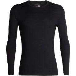 ICEBREAKER MERINO 200 OASIS LS CREWE BLACK 23