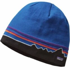 PATAGONIA BEANIE HAT CLASSIC FITZ ROY ANDES BLUE 23
