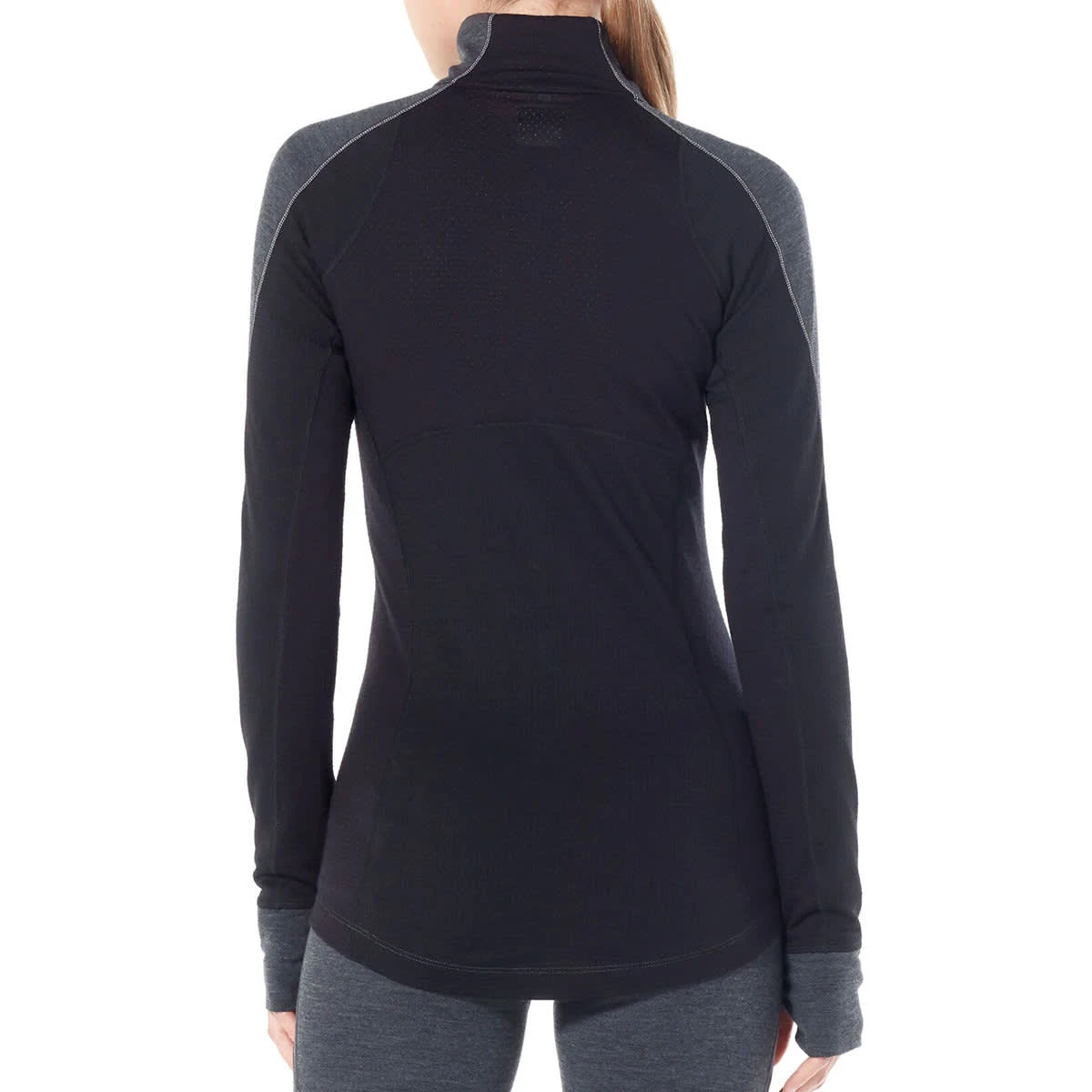 ICEBREAKER WMNS 260 WINTERZONE LS HALF ZIP JET HEATHER/BLACK 23 2 ICEBREAKER WMNS 260 WINTERZONE LS HALF ZIP JET HEATHER/BLACK 23 – Image 2