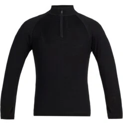 ICEBREAKER 260 TECH LS HALF ZIP BLACK 23