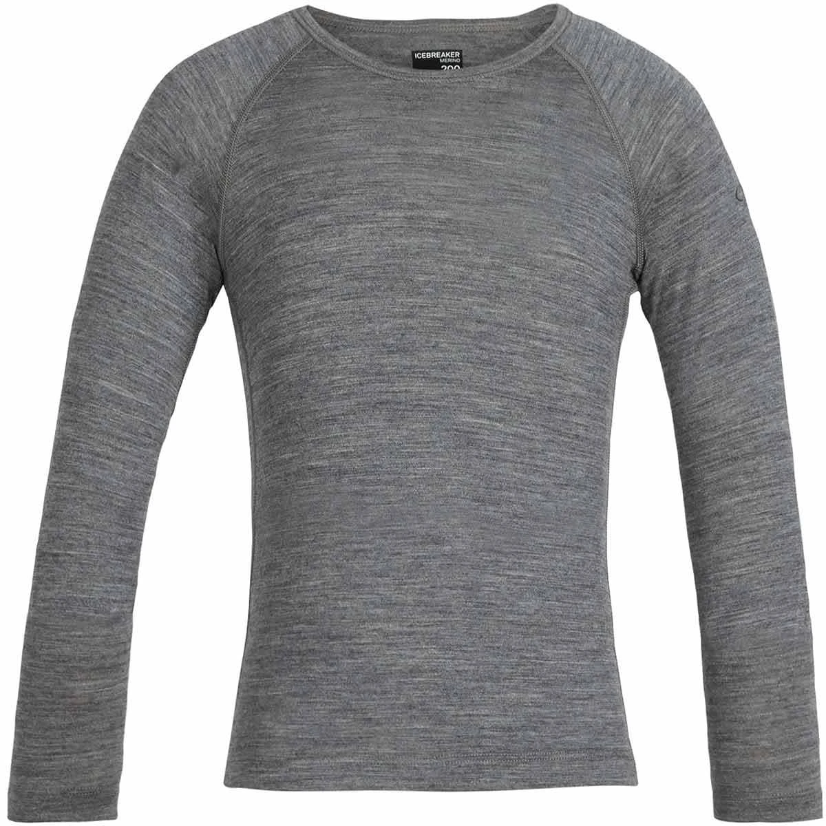ICEBREAKER KIDS 200 OASIS LS CREWE GRITSTONE HEATHER 23 1 ICEBREAKER KIDS 200 OASIS LS CREWE GRITSTONE HEATHER 23