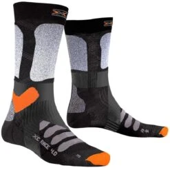 X-SOCKS X-COUNTRY RACE 4.0 BLACK/STONE GREY MELANGE 23