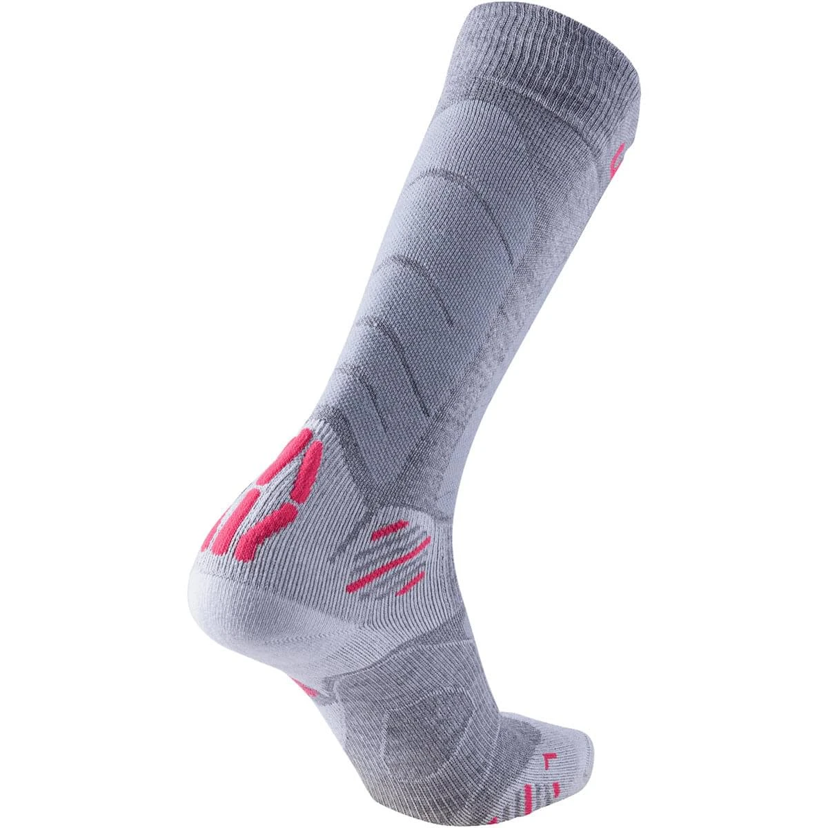 UYN LADY SKI TOURING SOCKS SILVER/FUCHSIA 23 2 UYN LADY SKI TOURING SOCKS SILVER/FUCHSIA 23 – Image 2