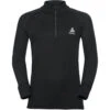 ODLO ACTIVE WARM ECO KIDS BL TOP TURTLE NECK L/S HALF ZIP BLACK 23