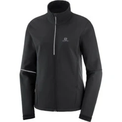 SALOMON AGILE SOFTSHELL JKT W BLACK 22
