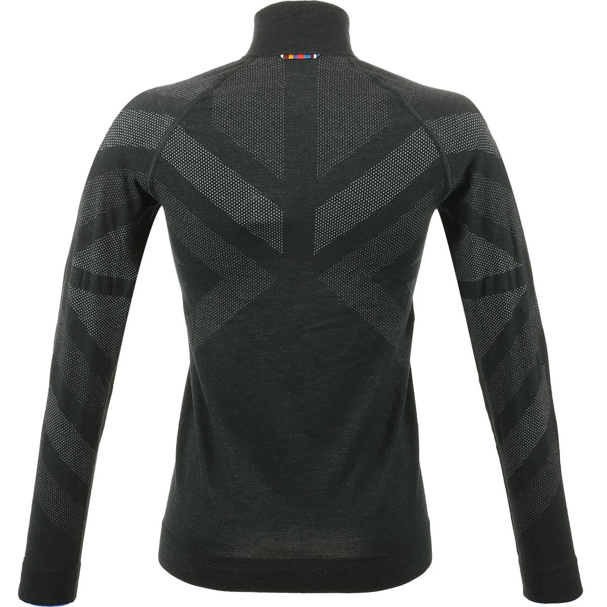 ODLO T-SHIRT ML 1/2 ZIP NATURAL W BLACK MELANGE 22 2 ODLO T-SHIRT ML 1/2 ZIP NATURAL W BLACK MELANGE 22 – Image 2