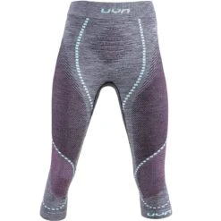 UYN LADY AMBITYON UW PANTS MEDIUM MELANGE BLACK MELANGE/PINK/AQUA 22