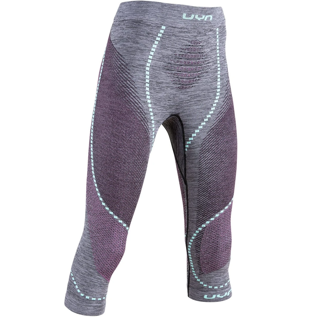 UYN LADY AMBITYON UW PANTS MEDIUM MELANGE BLACK MELANGE/PINK/AQUA 22 3 UYN LADY AMBITYON UW PANTS MEDIUM MELANGE BLACK MELANGE/PINK/AQUA 22 – Image 3