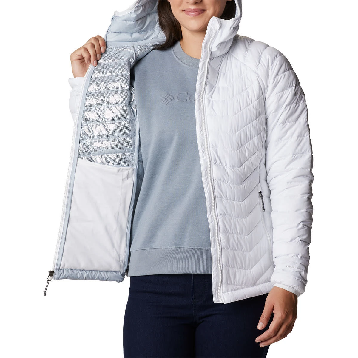 COLUMBIA EU POWDER LITE HDD JKT WHITE 22 3 COLUMBIA EU POWDER LITE HDD JKT WHITE 22 – Image 3