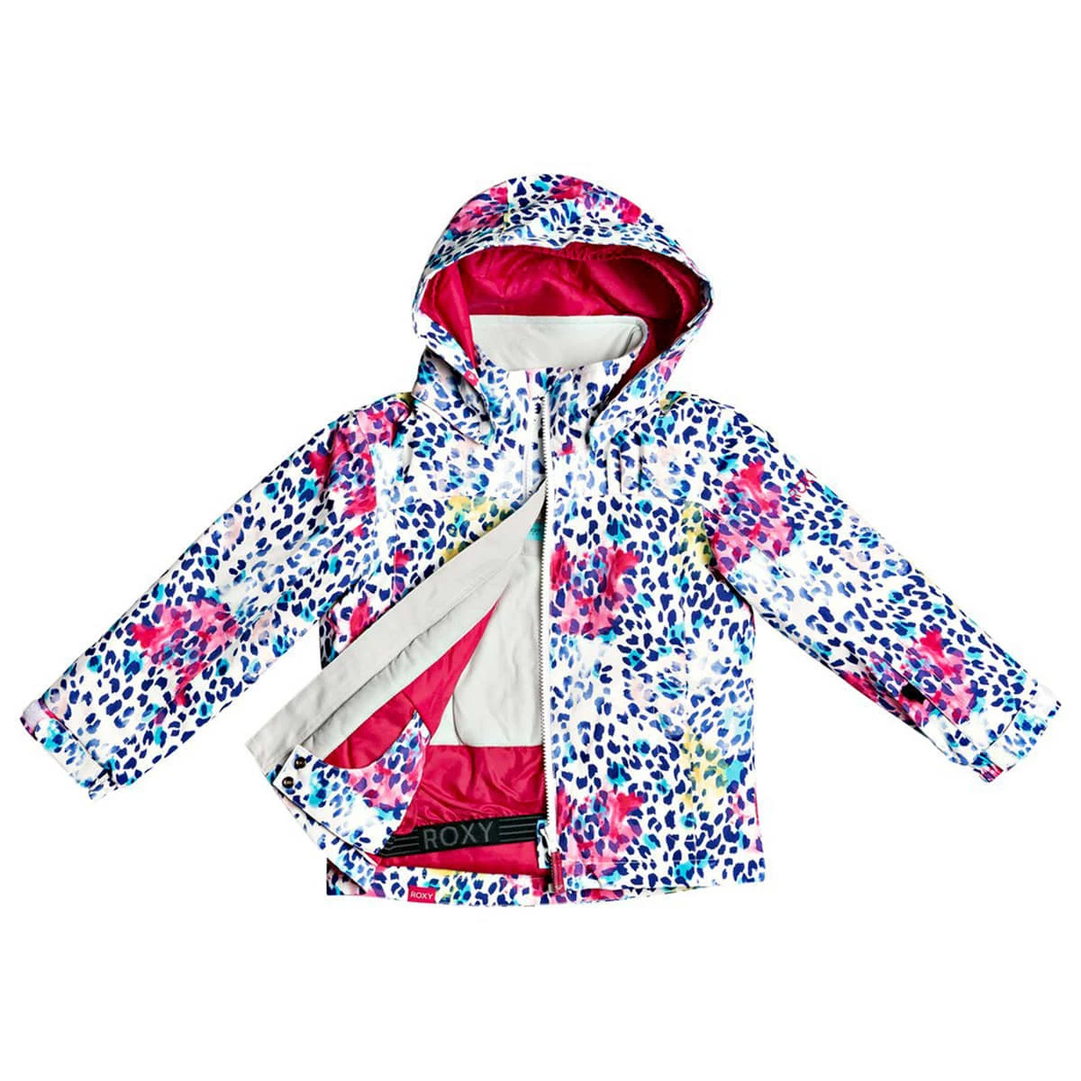 ROXY MINI JETTY JK BRIGHT WHITE LEOPOLD 22 2 ROXY MINI JETTY JK BRIGHT WHITE LEOPOLD 22 – Image 2