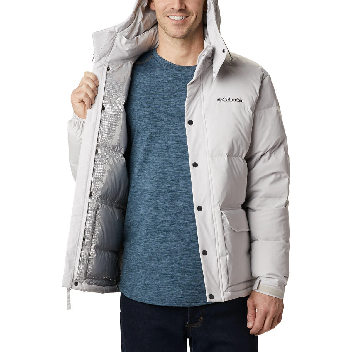 COLUMBIA ROCKFALL™ DOWN JACKET NIMBUS GREY 21 3 COLUMBIA ROCKFALL™ DOWN JACKET NIMBUS GREY 21 – Image 3