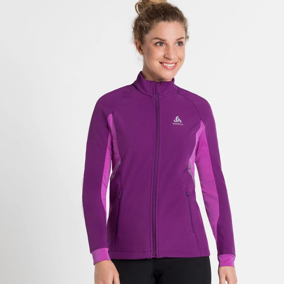 ODLO AEOLUS JKT W CHARISMA/PURPLE CACTUS FLOWER 21 3 ODLO AEOLUS JKT W CHARISMA/PURPLE CACTUS FLOWER 21 – Image 3