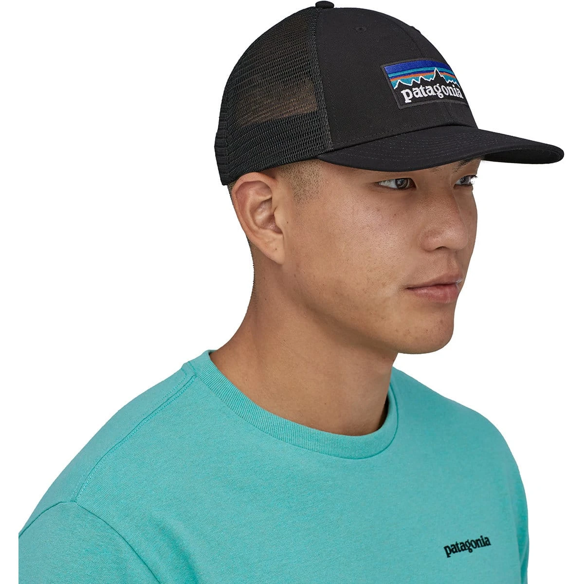 PATAGONIA P-6 LOGO LOPRO TRUCKER HAT BLACK 23 4 PATAGONIA P-6 LOGO LOPRO TRUCKER HAT BLACK 23 – Image 4