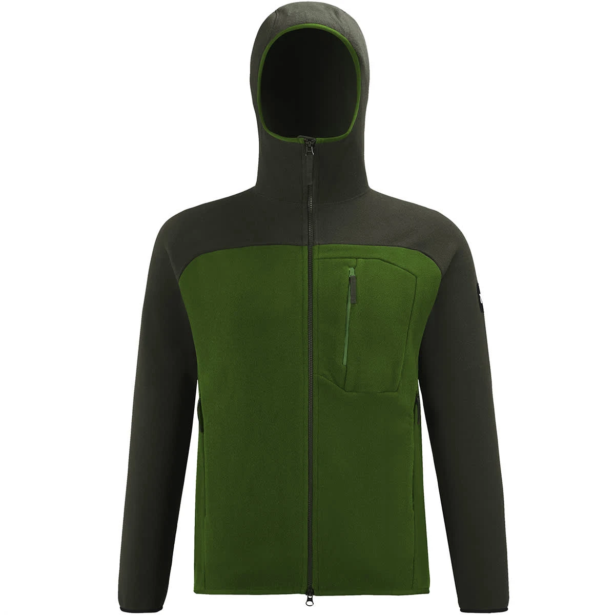 MILLET ABRASION FLEECE HOODIE M FERN/DARK GREY 22 1 MILLET ABRASION FLEECE HOODIE M FERN/DARK GREY 22