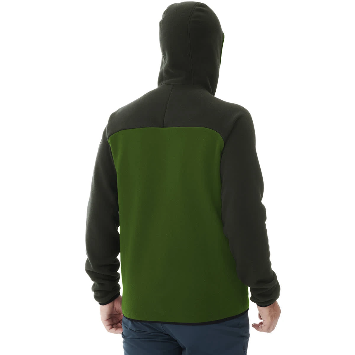 MILLET ABRASION FLEECE HOODIE M FERN/DARK GREY 22 2 MILLET ABRASION FLEECE HOODIE M FERN/DARK GREY 22 – Image 2