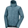 SALOMON OUTLINE DOWN HOODIE M MALLARD BLUE 22