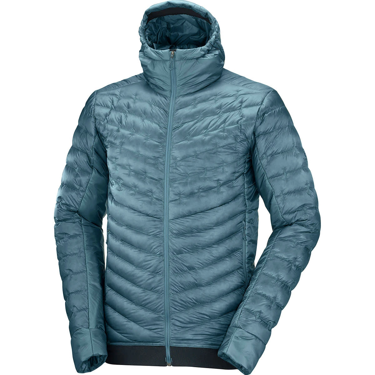 SALOMON OUTLINE DOWN HOODIE M MALLARD BLUE 22 1 SALOMON OUTLINE DOWN HOODIE M MALLARD BLUE 22