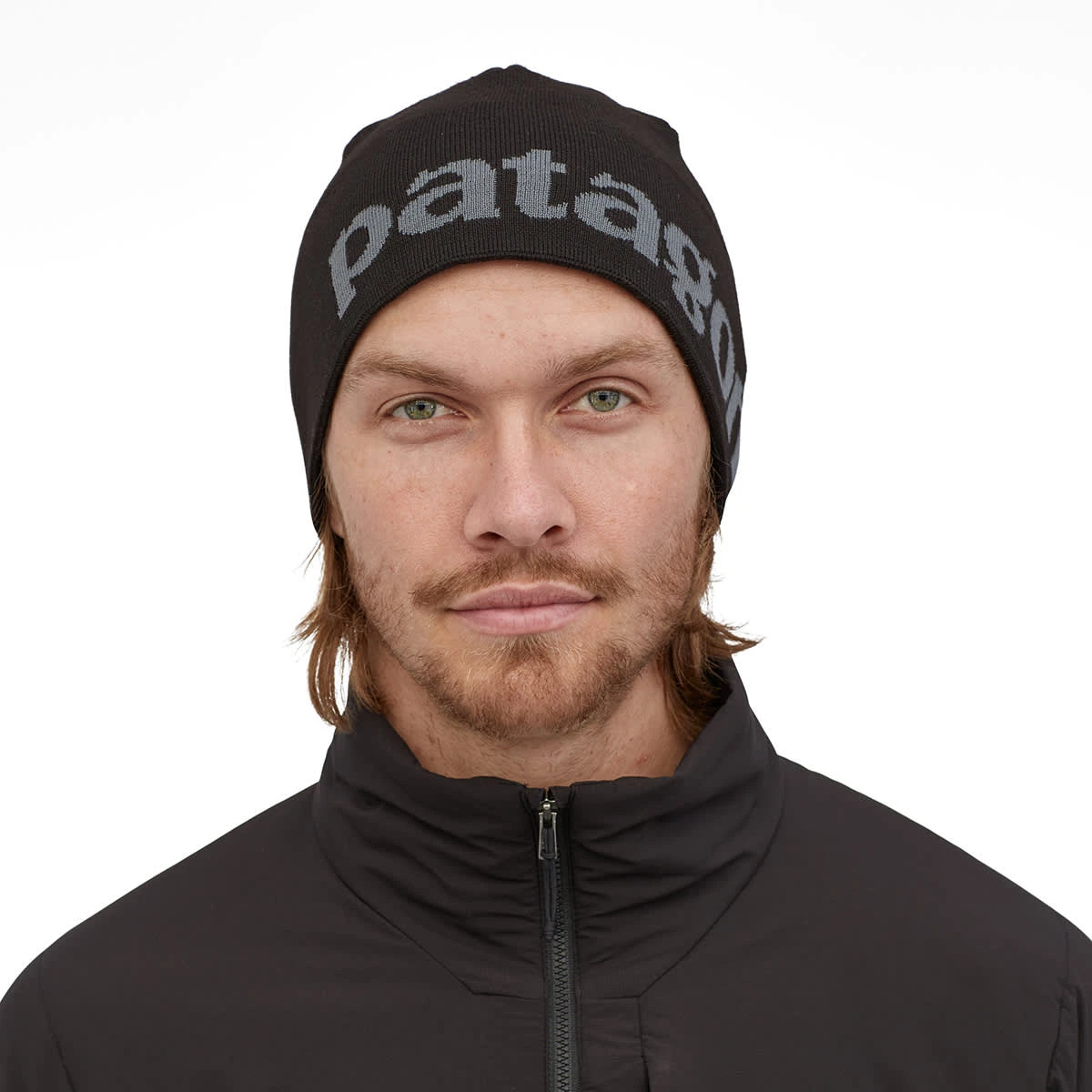 PATAGONIA BEANIE HAT LOGO BELWE BLACK 22 2 PATAGONIA BEANIE HAT LOGO BELWE BLACK 22 – Image 2
