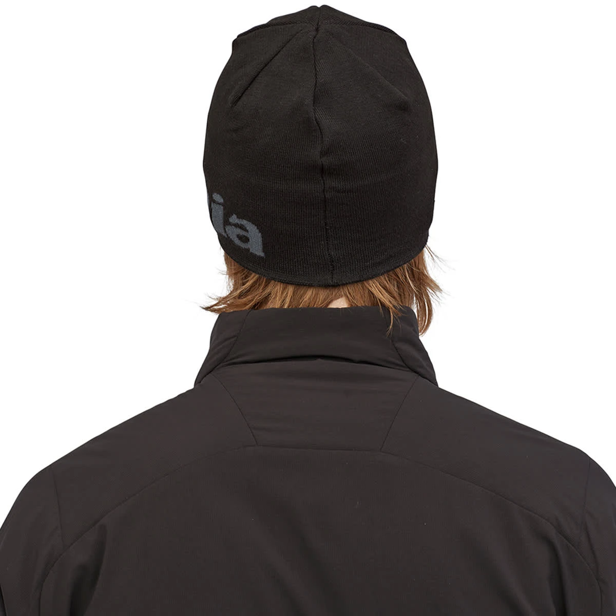 PATAGONIA BEANIE HAT LOGO BELWE BLACK 22 3 PATAGONIA BEANIE HAT LOGO BELWE BLACK 22 – Image 3