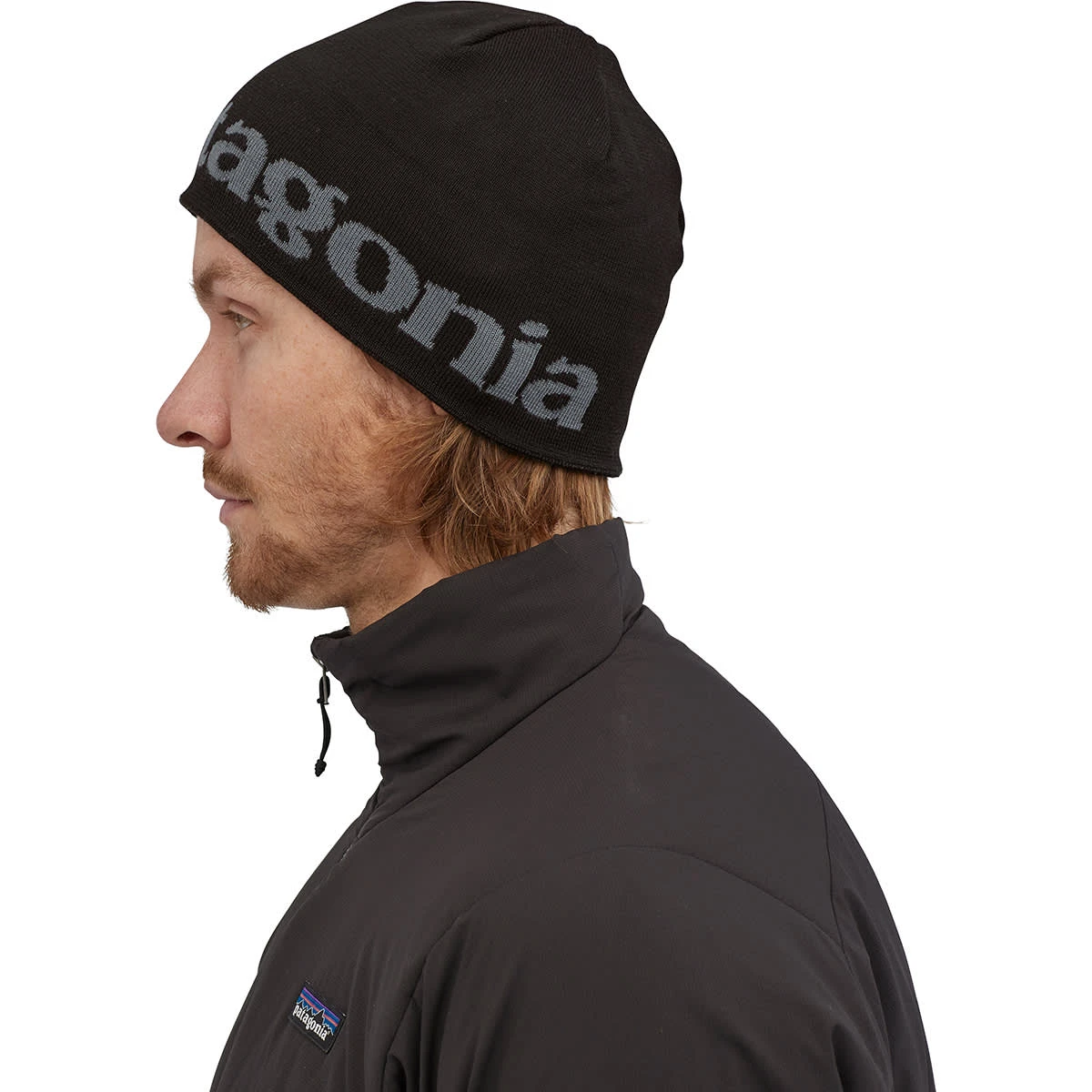 PATAGONIA BEANIE HAT LOGO BELWE BLACK 22 4 PATAGONIA BEANIE HAT LOGO BELWE BLACK 22 – Image 4