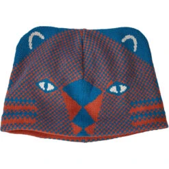 PATAGONIA BABY ANIMAL FRIENDS BEANIE CUB: CRATER BLUE 23