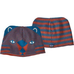 PATAGONIA BABY ANIMAL FRIENDS BEANIE CUB: CRATER BLUE 23 5 PATAGONIA BABY ANIMAL FRIENDS BEANIE CUB: CRATER BLUE 23 -Vêtements De Ski Boutique 9 92843 baby animal friends beanie cub crater blue 60585 becc 03