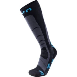 UYN MAN SKI TOURING SOCKS BLACK/AZURE 23