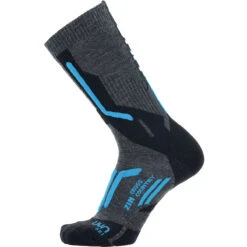 UYN MAN SKI CROSS COUNTRY 2IN SOCKS ANTHRACITE/BLUE 23