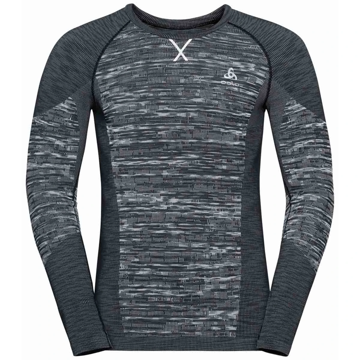 ODLO BLACKCOMB ECO BL TOP CREW NECK L/S BLACK SPACE DYE 23 1 ODLO BLACKCOMB ECO BL TOP CREW NECK L/S BLACK SPACE DYE 23